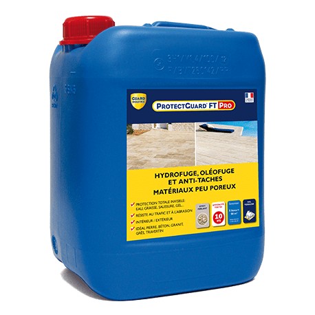 PRODUIT HYDROFUGE PROTECTION PIERRE MUR SOL - PROTECTGUARD PRO